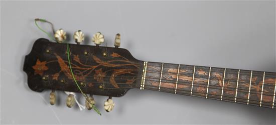 An exhibition quality Art Nouveau design Italian mandolin, by Romito and Carbone 1905, 60cm long